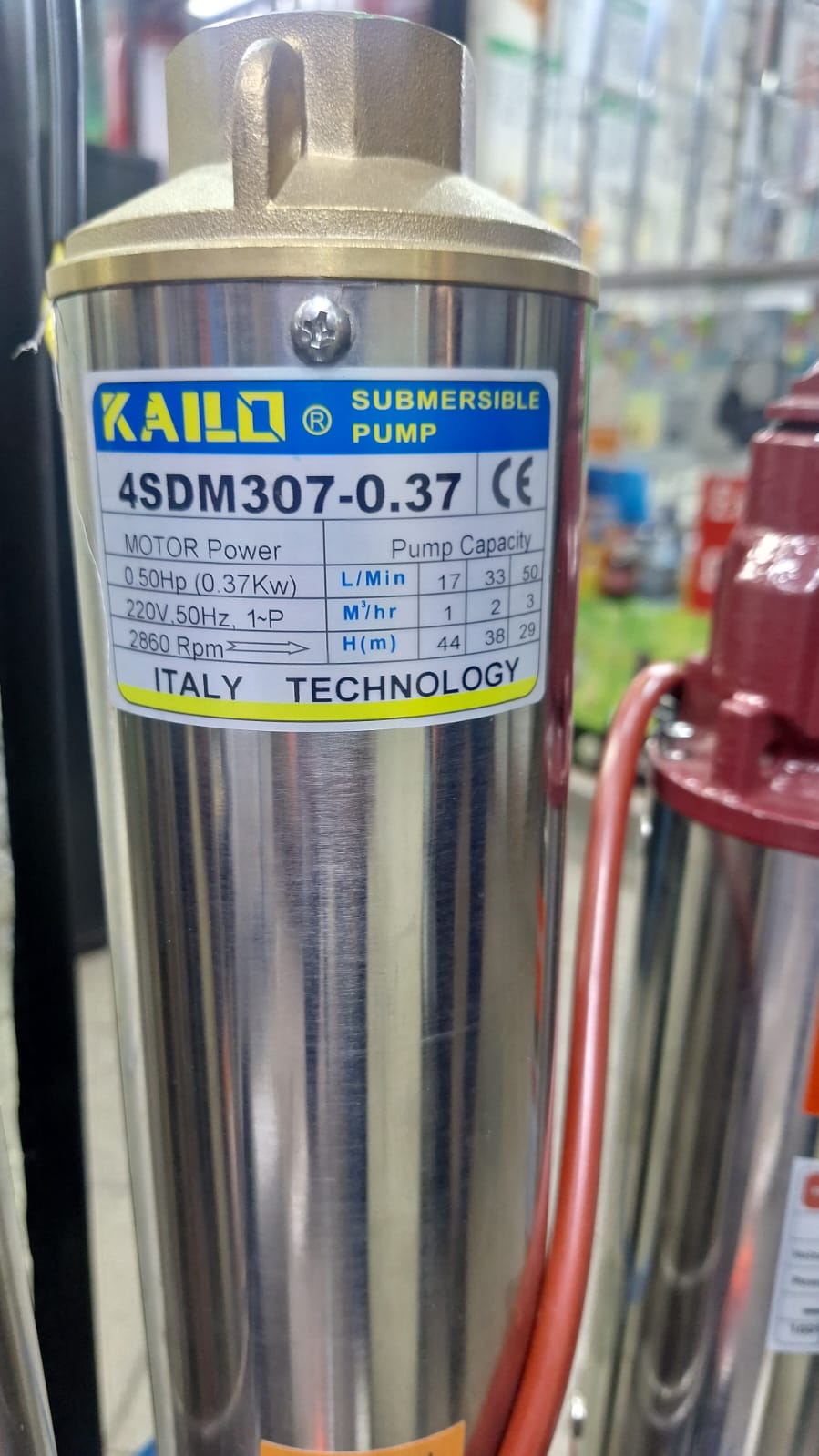 Kailo Submersible Water Pump AC with FREE Float Switch - Image 7
