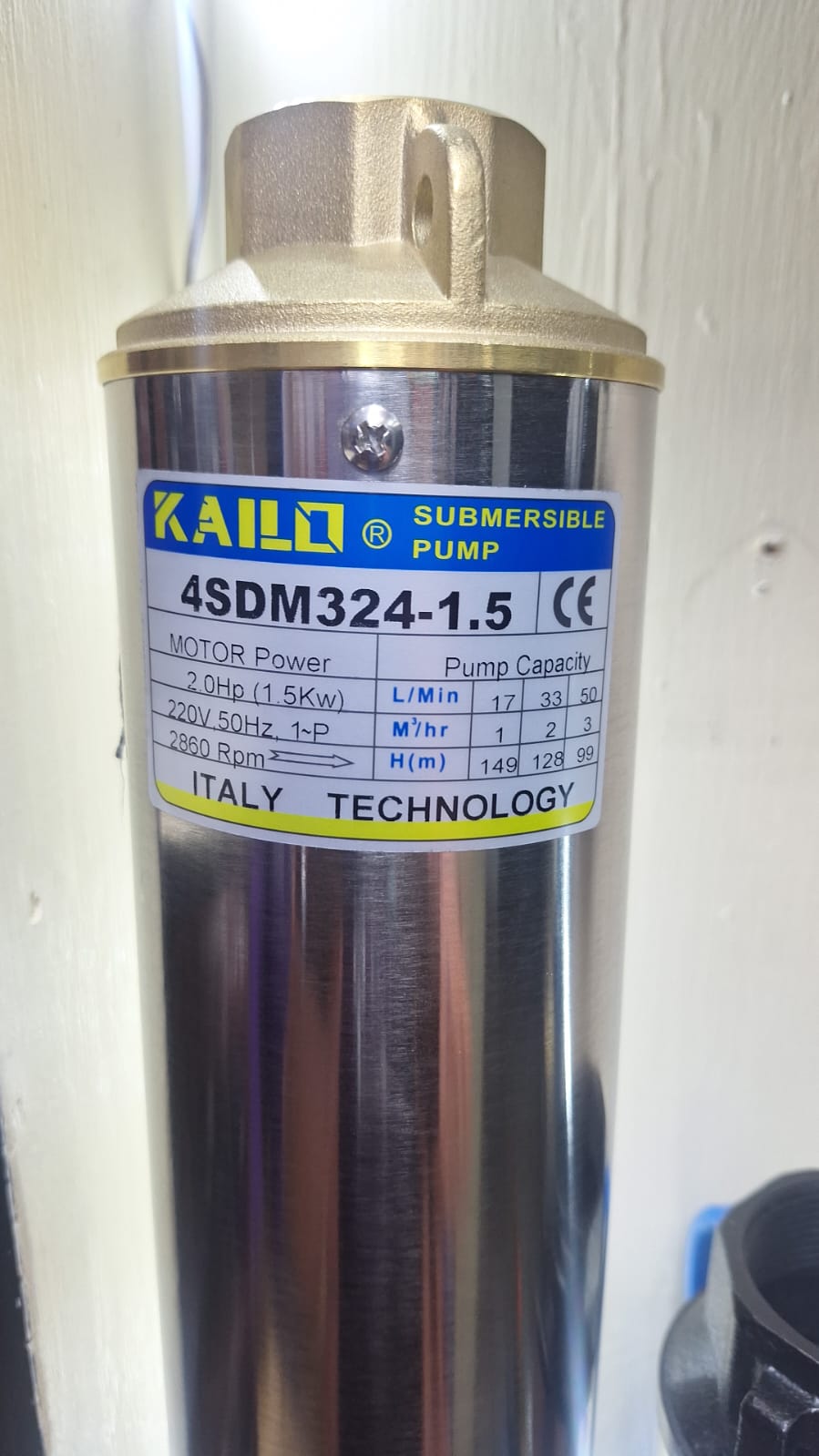 Kailo Submersible Water Pump AC with FREE Float Switch - Image 6