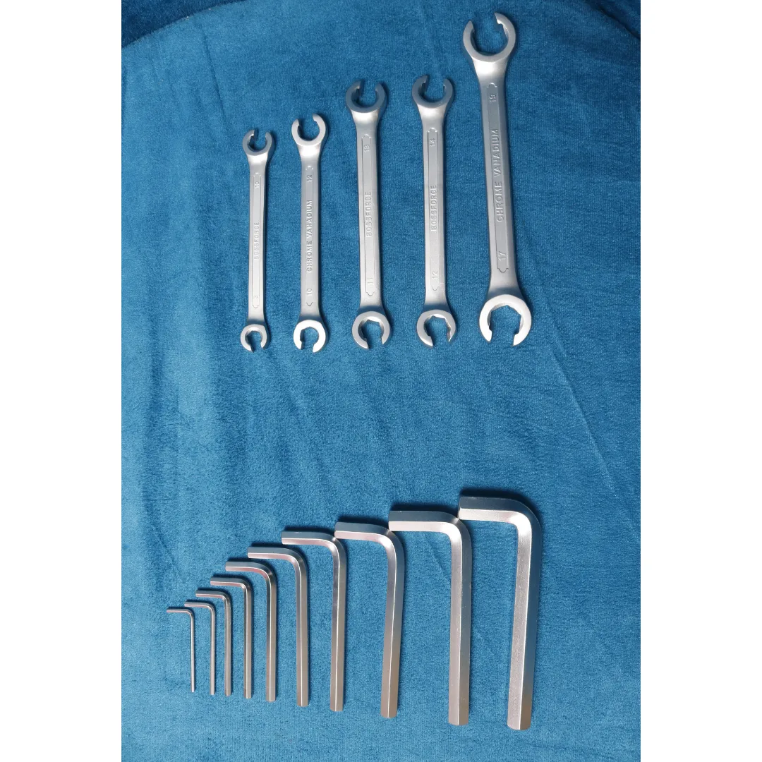 Hex and flare nut spanners